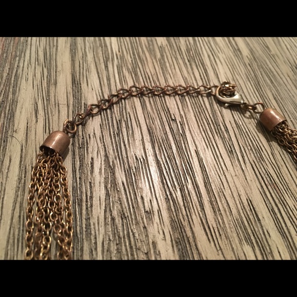 New Anthropologie Copper layer Necklace in gift bag - Picture 6 of 8
